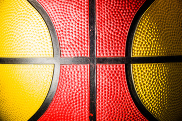 Wall Mural - basketball ball background