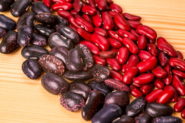 Wall Mural - beans red black