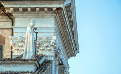 Wall Mural - Catholic Cathedral in Urbino, Italy