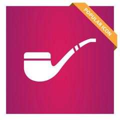 Poster - Smoking pipe icon for web and mobile