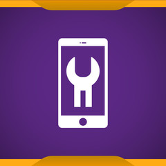 Wall Mural - Phone repair icon for web and mobile