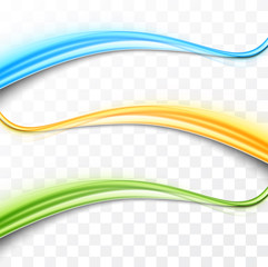 Poster - Set of soft colorful banners