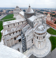 Aerial View Of Pisa Cathedral