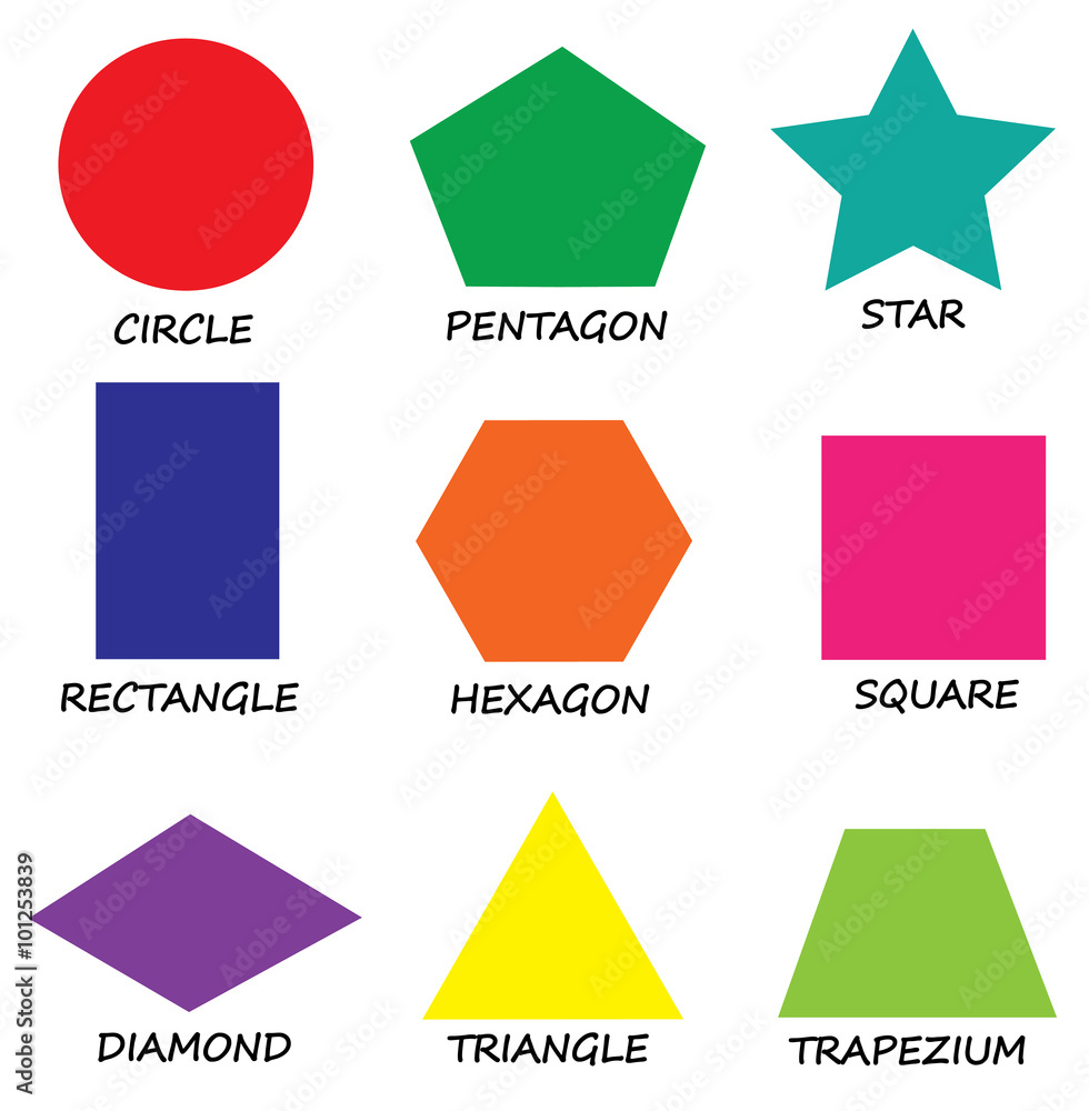 geometric shapes1 Stock Vector | Adobe Stock