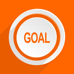 Aufkleber -  flat orange vector icon