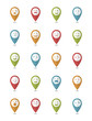 © Stockerteam - icons set 20 emotional smiles in pointers
