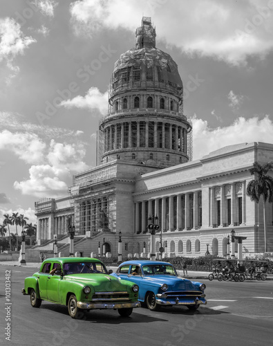 Naklejka na szafę Cuba Capitol Havanna