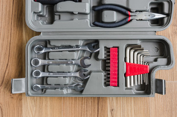 box set of metal working tools