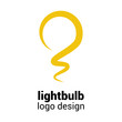 Lightbulb logo template