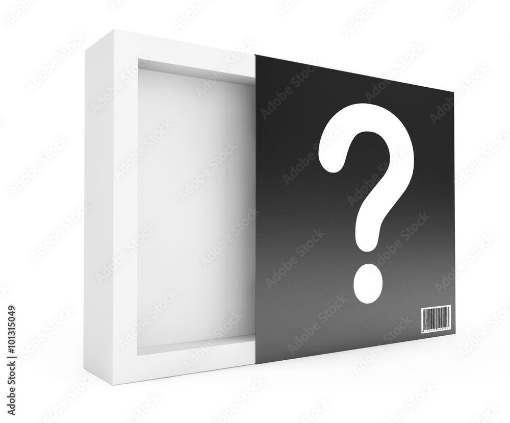 Container With Question Mark Empty Box with Question Mark Stock Illustration | Adobe Stock