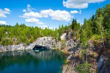 Wall Mural - Nature in summer, Karelia, Russia