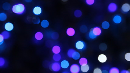 blurred bokeh blinking christmas light background