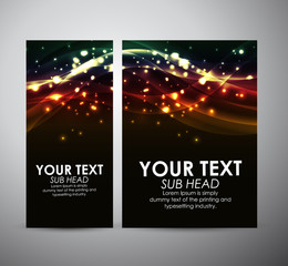 Wall Mural - Abstract colorful shining line. Graphic resources design template. Vector illustration