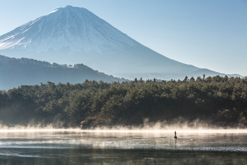 Poster - Mountain Fuji Lake saiko