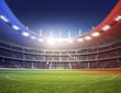 Stadion farbiges Licht Frankreich 2