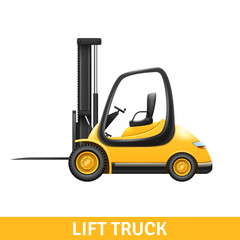 Wall Mural -  Lift Truck Illustration 