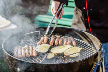 Poster - grilled sausage