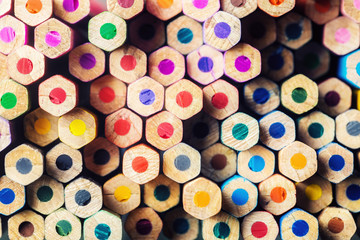pile of multicolored pencils