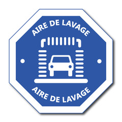 Poster - Logo station lavage.