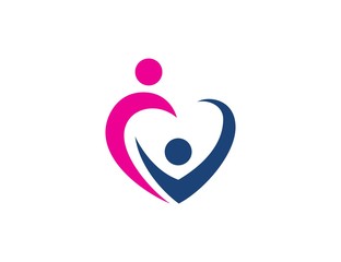 Poster - People heart logo