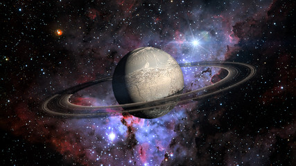 Wall Mural - Alien Exo Planet. Elements of this image furnished by NASA