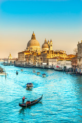 Wall Mural - Grand Canal and Basilica Santa Maria della Salute, Venice, Italy