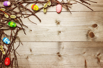 Ostern - Deko mit Textfreiraum