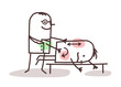 © NLshop - cartoon physiotherapist with patient