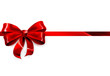 Red Bow Gift Background