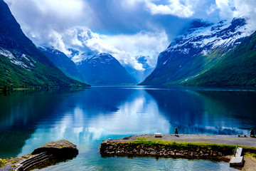 Wall Mural - Beautiful Nature Norway.