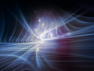 Wall Mural - Metaphorical Light Waves