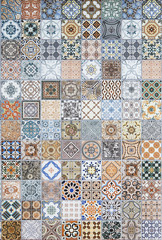 ceramic tiles patterns from Portugal.