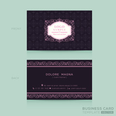 Wall Mural - Classic vintage Business card namecard template