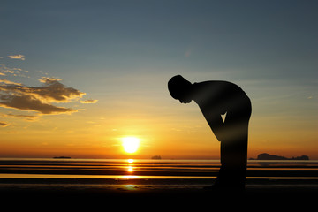 Two brother praying