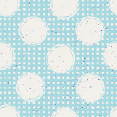 Fototapete - hand drawn seamless pattern