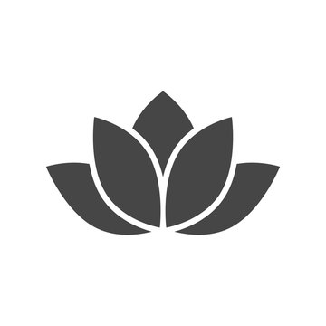 lotus silhouette icon