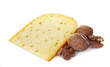 © Africa Studio - Cheese with walnuts and wine on light background
