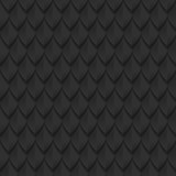 Fototapeta  - Black dragon scales seamless background texture
