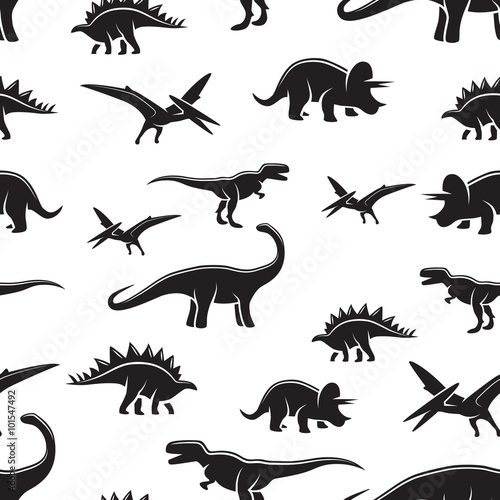 Tapety do pokoju chłopca wzor-dinozaura