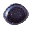 tumbled blue goldstone (synthetic Aventurine) gem