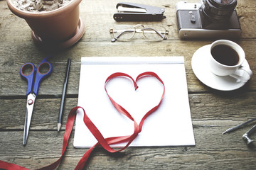 Wall Mural - working table