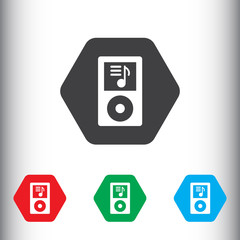 Sticker - MP3 music player icon