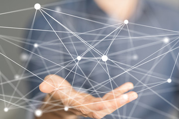 Aufkleber - network