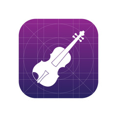 Poster - Violin icon for web and mobile