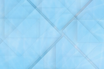 Wall Mural - Abstract glass blue background