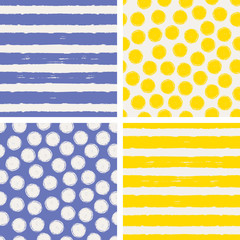 Poster - set of seamless patterns