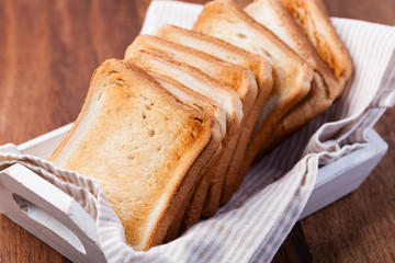 Canvas Print - toasted bread