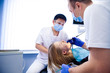 dentist treats teeth