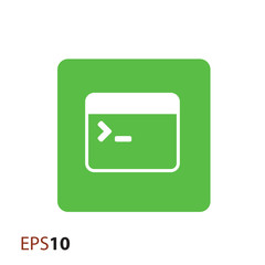Coding icon for web and mobile