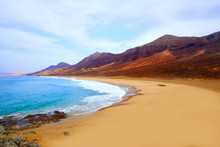 Cofete Fuerteventura Beach At Canary Islands